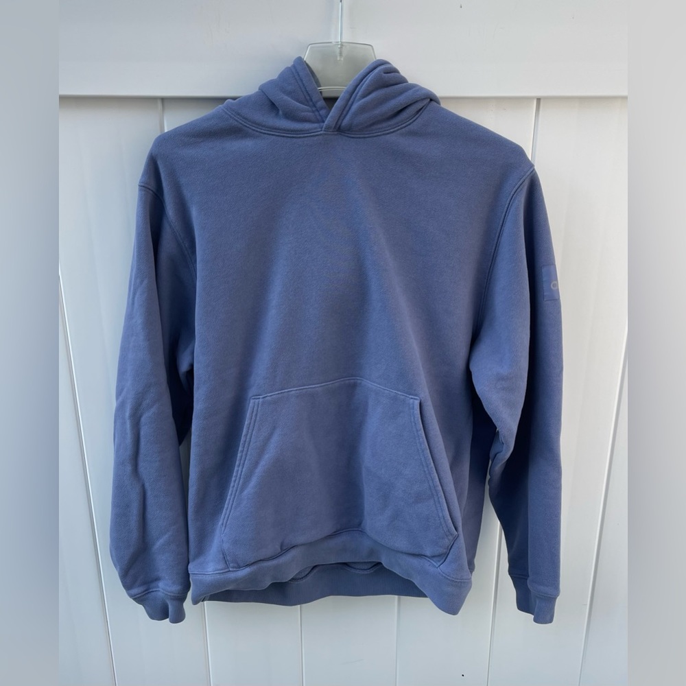 Alo Yoga Renown Heavy Weight Hoodie Infinity Blue Size XS IN PERFECT CONDITION